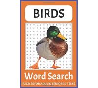 Bird Word Search Puzzle Book: Word Searches with Easy to Read Print about Birds, Bird Watching, Birding, and More | 6x9 inches, 110 pages | 50+ Puzzles ... Gift for Vacations, Holidays and Free Times