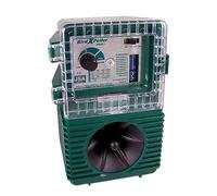 Bird-X BirdXPeller Pro Dispositif Anti-Oiseaux électronique Version 1, Dispositif Sonic Bird Leurre Parfait pour Pigeons, étourneaux, moineaux et mouettes, Couvre jusqu'à 1 Acre, fréquence de 3 à 5