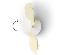 Birdie 2.0 - Design Moniteur de CO2 intérieur Appareil de Mesure de la qualité de l'air pour la Maison et Le Bureau - Réduit Les Risques pour la santé grâce à Un air Pur (Dune, Birdie Complet)