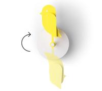 Birdie 2.0 - Design Moniteur de CO2 intérieur Appareil de Mesure de la qualité de l'air pour la Maison et Le Bureau - Réduit Les Risques pour la santé grâce à Un air Pur (Jaune, Birdie Complet)