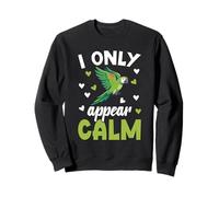 Birdkeeper Bird Owner Birdkeeper Appear Calm Hahn Ara Sweatshirt
