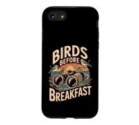 Birds Before Breakfast Humour Observation Oiseaux Coque pour iPhone SE (2020) / 7/8