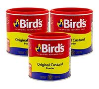 Bird's Custard Powder | Faites une délicieusement crémeuse pour les desserts traditionnels au goût original maison | Lot de 3 x 300 g