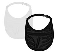 Bird's Eye Ensemble de housses anti-poussière pour trachéotomie réglable Noir et blanc