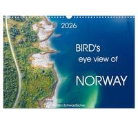 Bird's eye view of Norway (Wall Calendar 2026 DIN A3 landscape), CALVENDO 12 Month Wall Calendar: Norway from above