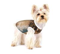 Bird's-Eye View T-shirt pour chien de qualité supérieure - 100 % coton doux Ropa Para Perros, parfait pour les chiens de petite et moyenne taille, chemise élégante et confortable pour chiens M
