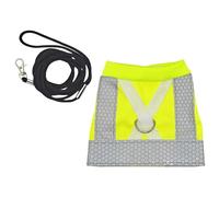 Birds Harness Vest, Portable Adjustable Parrots Training with Reflective Strip, 12x10x2 inches Adorable Comfortable Cloth Parrot, Security Bird Harness for Outdoor Use