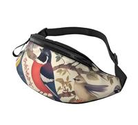 Birds in My Garden Sac banane pour homme et femme Sac banane réglable Sac banane partout