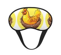 Bird's Nest Golden Chicken Masque de sommeil à couverture complète Masque de sommeil relaxant sans stress