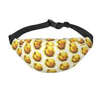 Bird's Nest Golden Chicken Waist Bag Sac banane léger et imperméable, adapté pour les voyages et l'utilisation quotidienne, design tendance, pour homme et femme.
