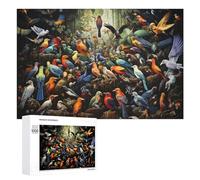 Birds of A Feather A Tropical Gathering, Puzzle pour Adultes, 1000 PCS