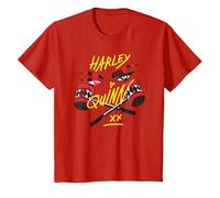 Birds of Prey Harley Quinn in My Eyes T-Shirt, Enfant, Rouge, 8 Ans