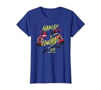 Birds of Prey Harley Quinn in My Eyes T-Shirt, Femme, Bleu Royal, XL