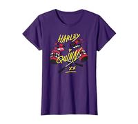 Birds of Prey Harley Quinn in My Eyes T-Shirt, Femme, Violet, 3XL