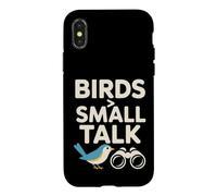 Birds > Small Talk Humour Birdwatching Coque pour iPhone X/XS