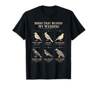 Birds That Ruined My Wedding Funny Birder Field Guide T-Shirt