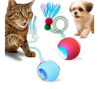 BIRDTOBR Jouet Interactif pour Chat avec Trois Modes, Évitement Intelligent des Obstacles, Charge Rapide Type-C, Silencieux et Facile à Nettoyer