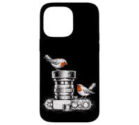 Birdwatcher Photographe Oiseau Caméra Objectif Croquis Nature Coque pour iPhone 14 Pro Max