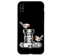 Birdwatcher Photographe Oiseau Caméra Objectif Croquis Nature Coque pour iPhone XS Max