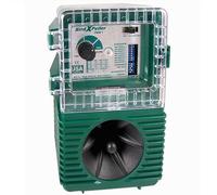 BirdXPeller Pro Version 1 Urbaine - Répulsif Sonore Anti-Pigeons et Étourneaux, Programmable, Portée Jusqu’à 4000m², Usage Extérieur