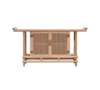 birene Console en Bois Rustique avec Rangement, Table d'entrée étroite de 120 cm