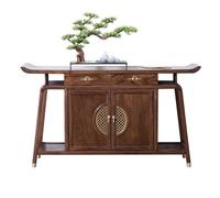 birene Console Moderne de Style campagnard de 61 Pouces avec poignées en métal for l'entrée, Le Couloir et Le Salon