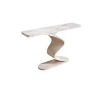 birene Console Moderne for entrée, Meuble de Couloir élégant par Door(White,100cm)