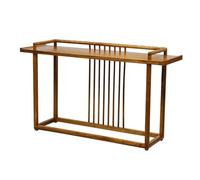 birene Console Rustique de Style Ferme de 59 Pouces - Table de canapé étroite for Le Salon(Brown)