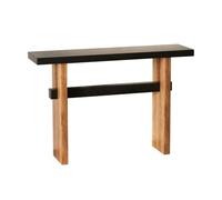 birene Console Rustique en Bois Brun, Table d'entrée étroite for Couloir