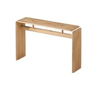 birene Console Rustique en Bois Brun, Table d'entrée étroite for Le Salon et Le Couloir