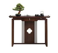 birene Console Rustique en Bois Massif for entrée, Couloir et Table d'appoint de canapé(L)