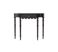 birene Meuble d'entrée Noir - Meuble de Rangement étroit for Le Salon, Console d'appartement for Les Petits espaces