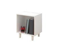 birene Stockage de CD et DVD Armoire for disques vinyles à Plancher Ouvert, présentoir de Stockage en Bois de Grande capacité