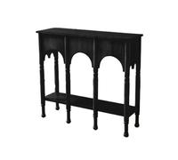 birene Table Console Moderne du Milieu du siècle, Meubles de Table d'appoint décoratifs Modernes de 39 Pouces for l'entrée, Le Salon(Black)