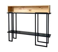birene Table d'entrée étroite Industrielle avec Rangement - Couloir, Salon