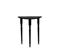 birene Table d'entrée Semi-Circulaire en Bois Massif, Console étroite for Couloir et Salon(120cm)
