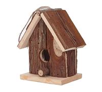 Birgin Vogel en Bois en Bois Sapin-firgin Suspension pour Intérieur et Décoration Extérieure 1 Pcs pour Le Bureau de la Véranda de Jardin Vintage