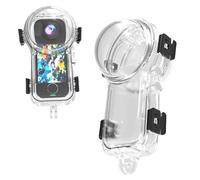 Birgipar Boîtier de plongée invisible Insta 360 X4 Air, étanche jusqu'à 50m (164pi), protection contre les éclaboussures, coque de protection sous-marine pour Insta360 X4 Air avec accessoires de