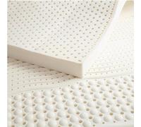 BIRJXVTO Matelas en Latex, Matelas d'oreiller en Latex perforé Ultra Respirant, Repos sain 100% Mousse de Latex améliore la Tension du Cou,3in,140x190cm(55x75in)
