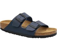 Birkenstock Arizona, Sandales de coupe étroite Mixte Adute -Bleu - 39 EU (étroit)