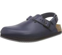 BIRKENSTOCK 061156 - Zuecos de Cuero Unisexe, Couleur Azul, Talla 37
