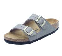 Birkenstock 1031941 Arizona BS Leo Gray Taupe Sandale avec Double Fibia en Simili-cuir, Leo Grey Taupe, 40 EU