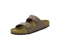 Birkenstock Mixte Arizona Birko-flor Nubuck Large Mules, Marron, 44 EU
