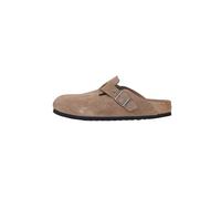 Birkenstock Sandales Boston Semelle Soft Footbed en cuir suédé Marron 44