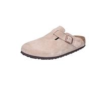 Birkenstock 560773 Boston SFB Taupe, Suede Leather Homme Taupe EU 43