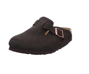 Birkenstock 660463 Boston SFB Mocca, Suede Leather Homme Mocca EU 43