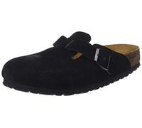 Birkenstock 660473 Boston SFB Black, Suede Leather Homme Black EU 40