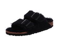 Birkenstock 752663 Arizona Shearling black/black, Suede Leather Homme Black EU 40