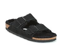 Birkenstock 752663 Arizona Shearling black/black, Suede Leather Homme Black EU 42