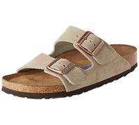 Birkenstock Mule Arizona SFB – Cuir suédé Taupe – Homme EU 42